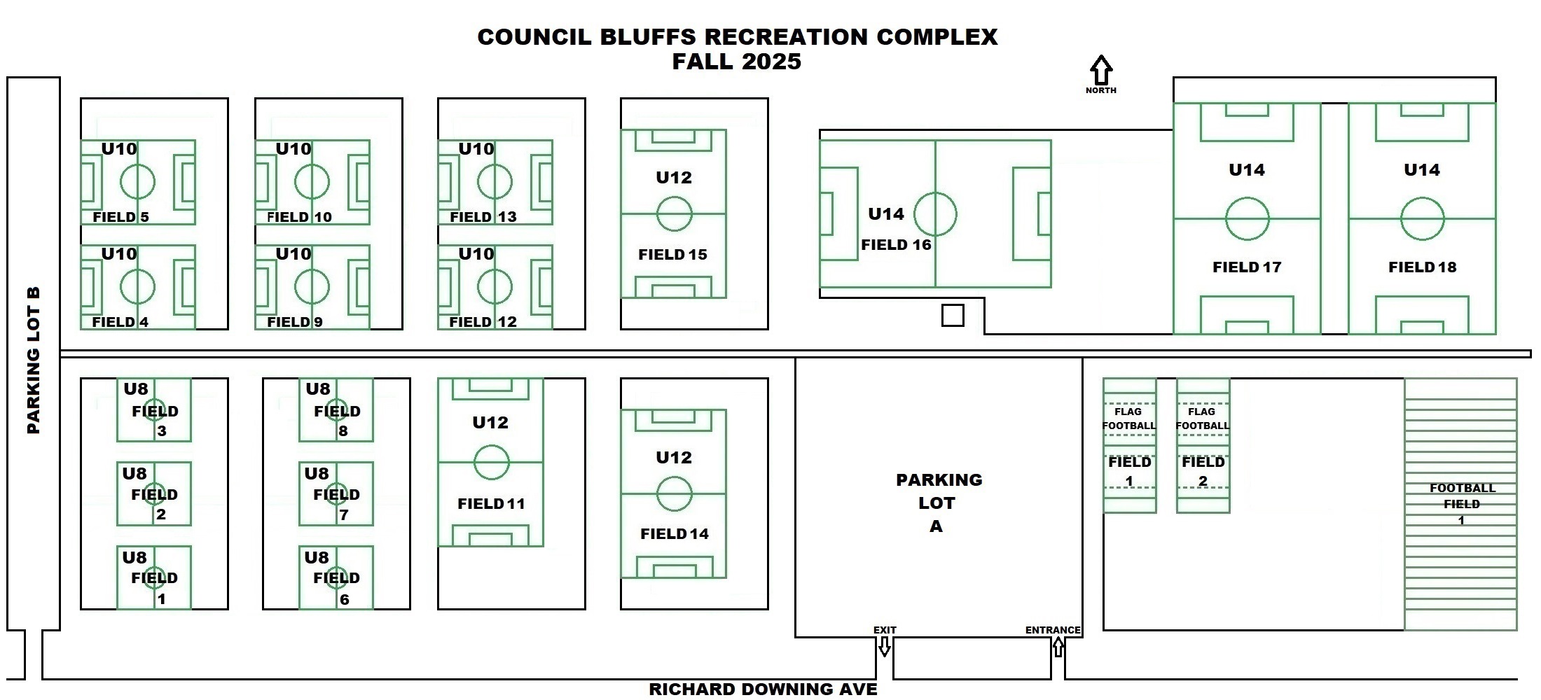 Soccer Field Map